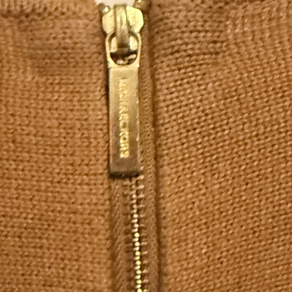 Michael Kors Camel Crewneck Long Sleeve Sweater - Picture 4 of 4